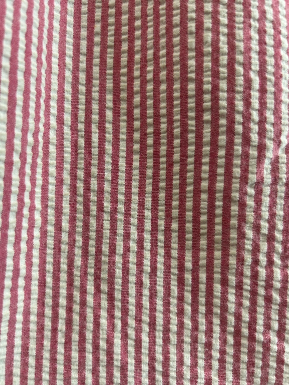Vineyard Vines Skort Size 6 Pink White Seersucker Pockets Striped Preppy Coastal - Picture 8 of 11